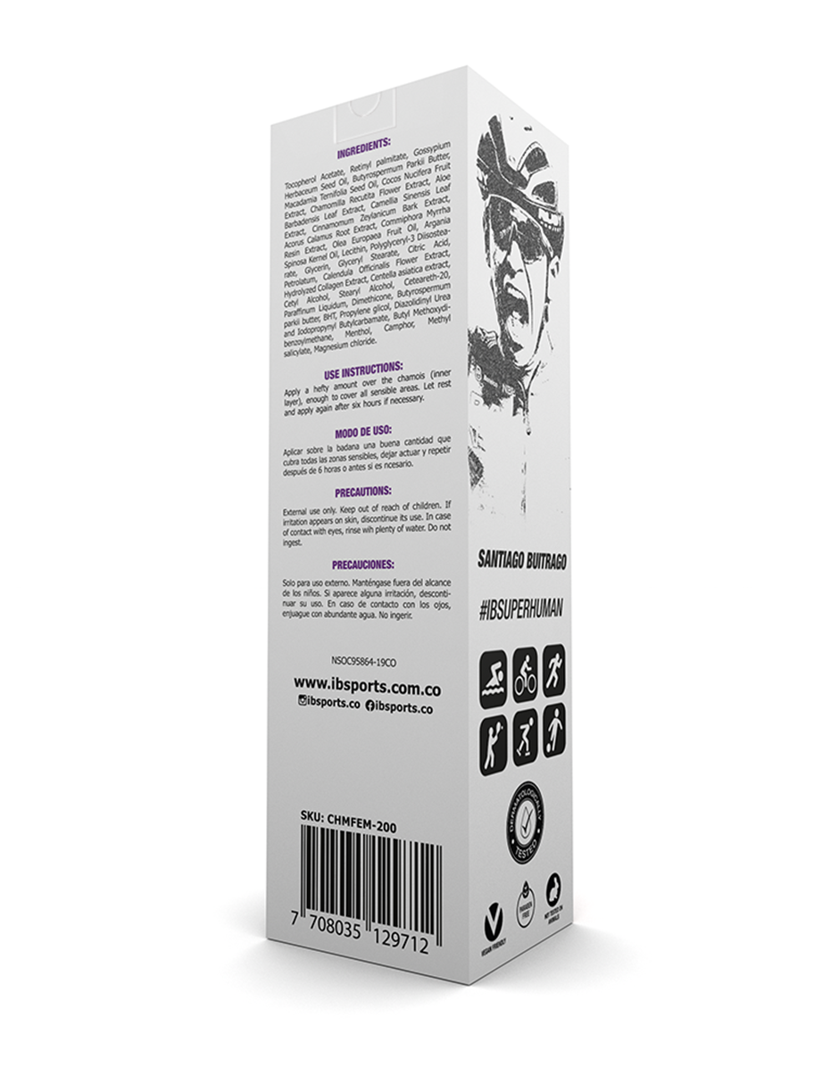 Thumbnail: Chamois FEMALE Cream 200ML INBIKE - IB PERFORMANCE SPORTS