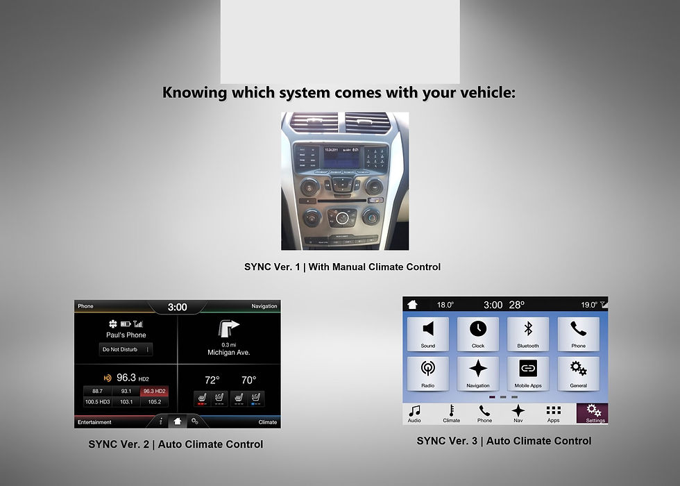Μικρογραφία: 2011-2019 Ford Explorer 14.4" Android Navigation System Apple CarPlay