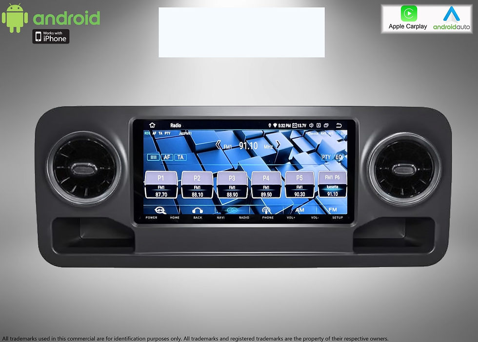 Thumbnail: 2019-2022 Mercedes Sprinter Apple CarPlay Android Auto