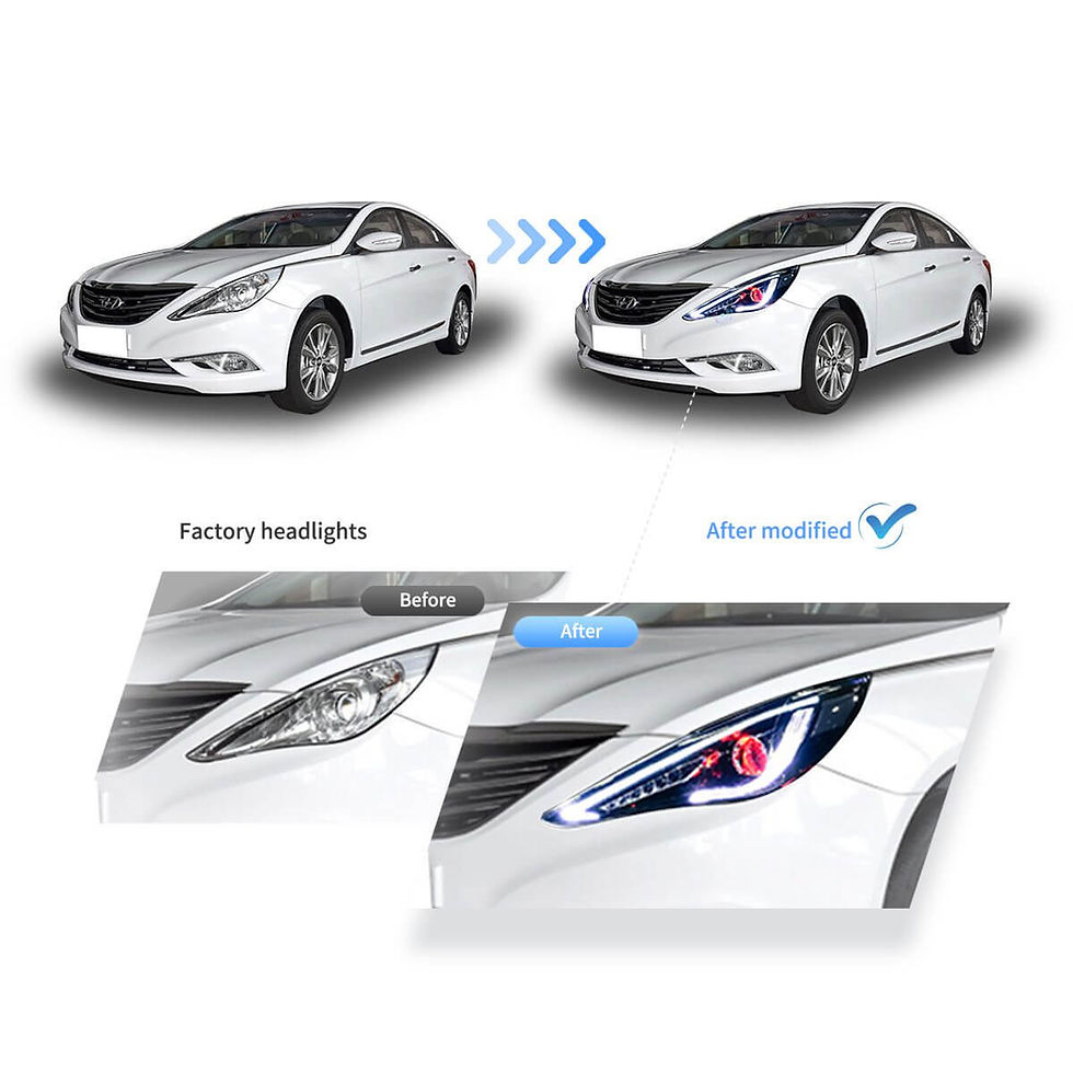 Miniature : 2011-2014 Hyundai Sonata Dual Beam Headlights