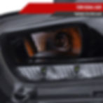 الصورة المصغرة: 2008-2015 Mitsubishi Lancer EVO Projector Headlights Glossy Black Smoke