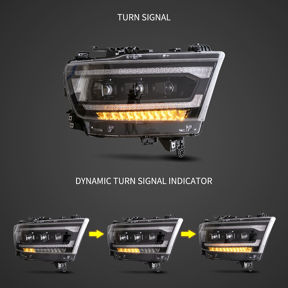 Thumbnail: 2019-2022 Dodge Ram 1500 LED Headlights