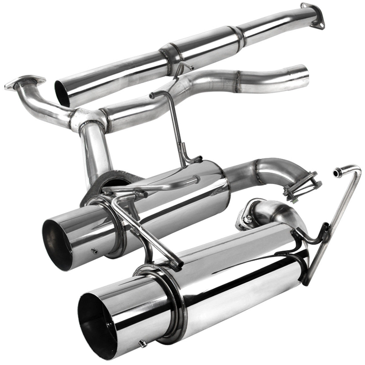 2008-2014 Subaru Impreza WRX STI Sedan Dual Catback Exhaust