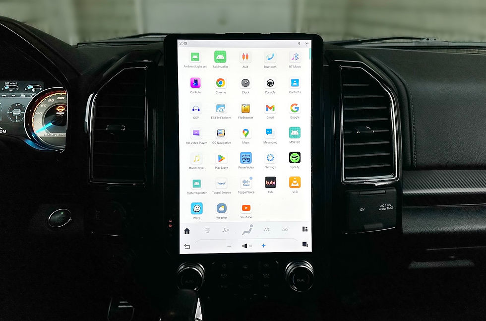 サムネイル： 2015-2021 Ford F150 14.4" Android 11 Infotainment System Apple CarPlay