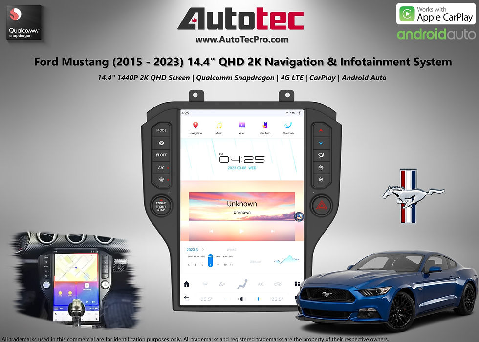 Miniatura: Ford Fusion 2013-2020 13.6-Inch IPS HD Touch-Screen Navigation System