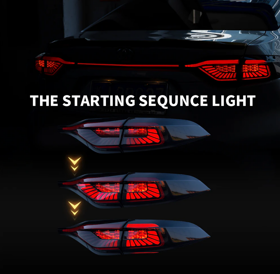 Miniatura: ARCHAIC Full LED Tail Lights Assembly For Toyota Corolla 2020-2023 (US version)