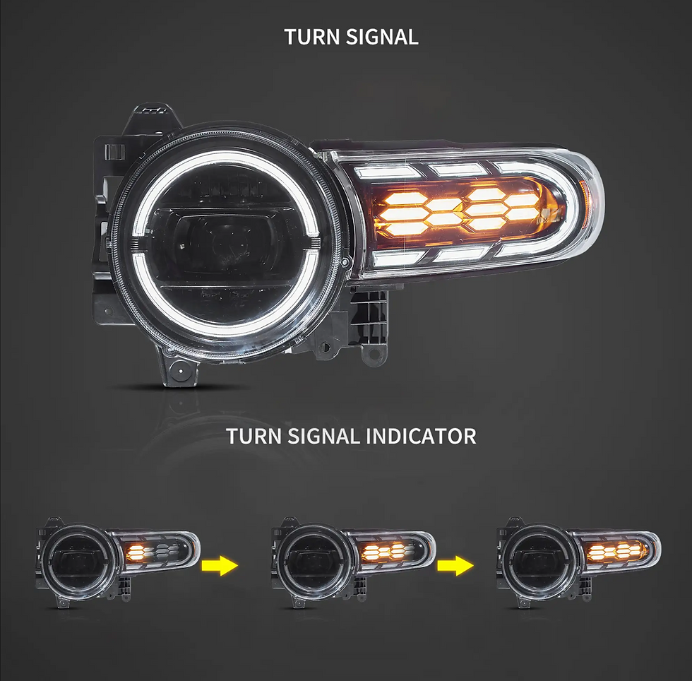 Miniatura: 2007-2015 FJ Cruiser, 2006-2023 XJ10 Full LED UPGRADE Headlights