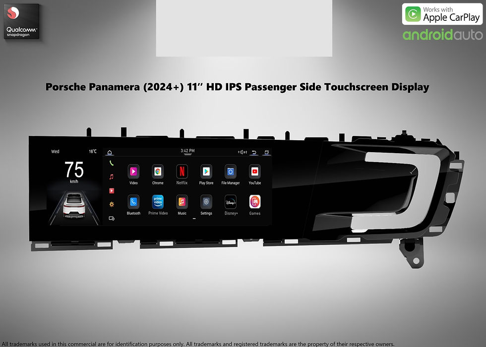 Миниатюра: 2024+ Porsche Panamera 11" HD IPS Touchscreen Display CarPlay, Android Auto