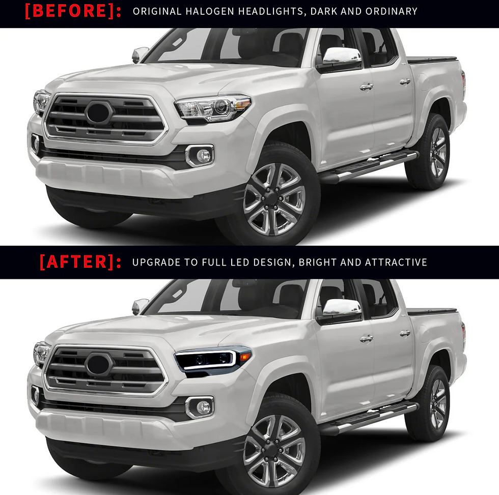 Miniaturbild: ARCHAIC Full LED Headlights Assembly For Toyota Tacoma 2016-2020
