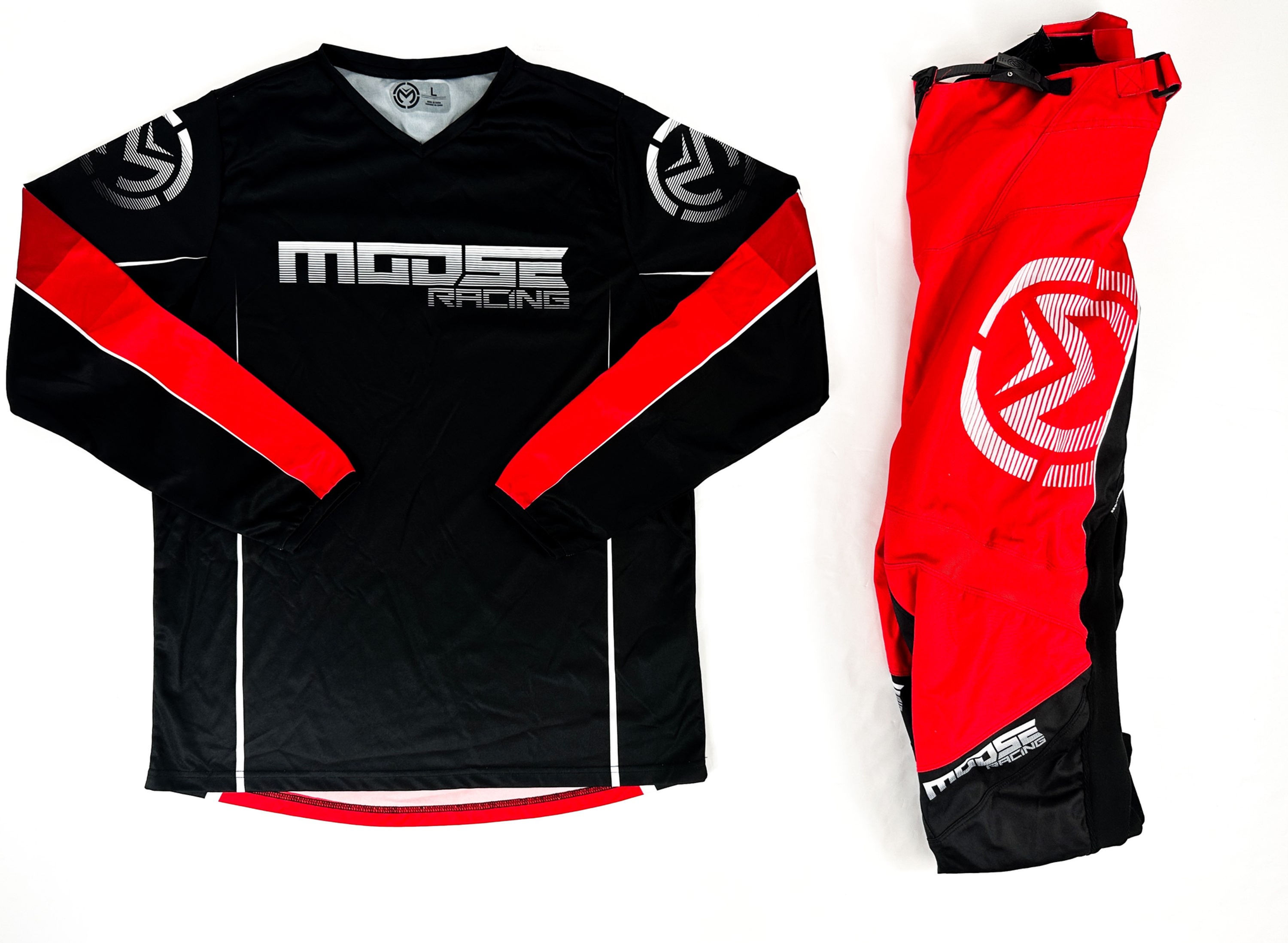 Moose Qualifier red/black gear combo (32/L)