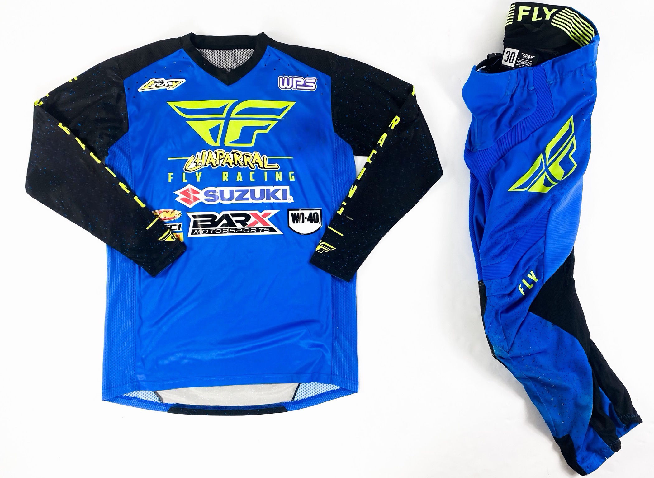 Fly Lite Hydrogen blue/volt gear combo (30/S)