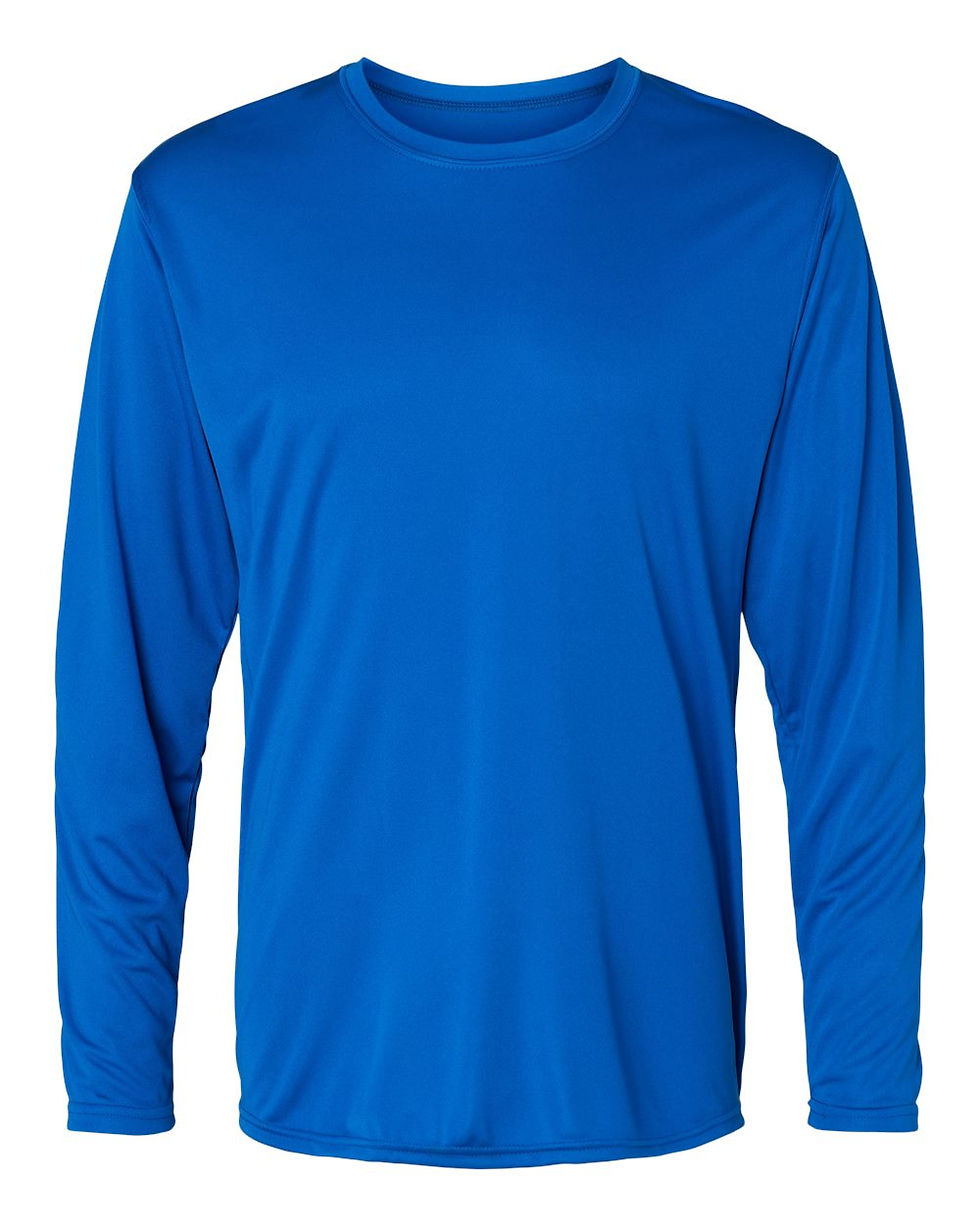 Thumbnail: Holloway Dry-Fit Performance Long Sleeve  T-Shirt  / 24 printed front & back