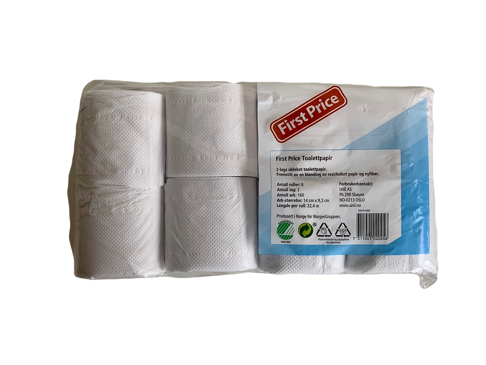 Thumbnail: Toalettpapir 8pk Økonom