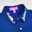 Thumbnail: Royal Blue Shirt with Floral Lace Applique Collar