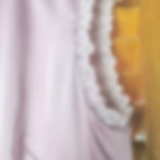 Thumbnail: Silk Top with Embroidered Collar with Crepe Peekaboo Details