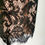 Thumbnail: Black Lace over Taupe Stretch Qipao