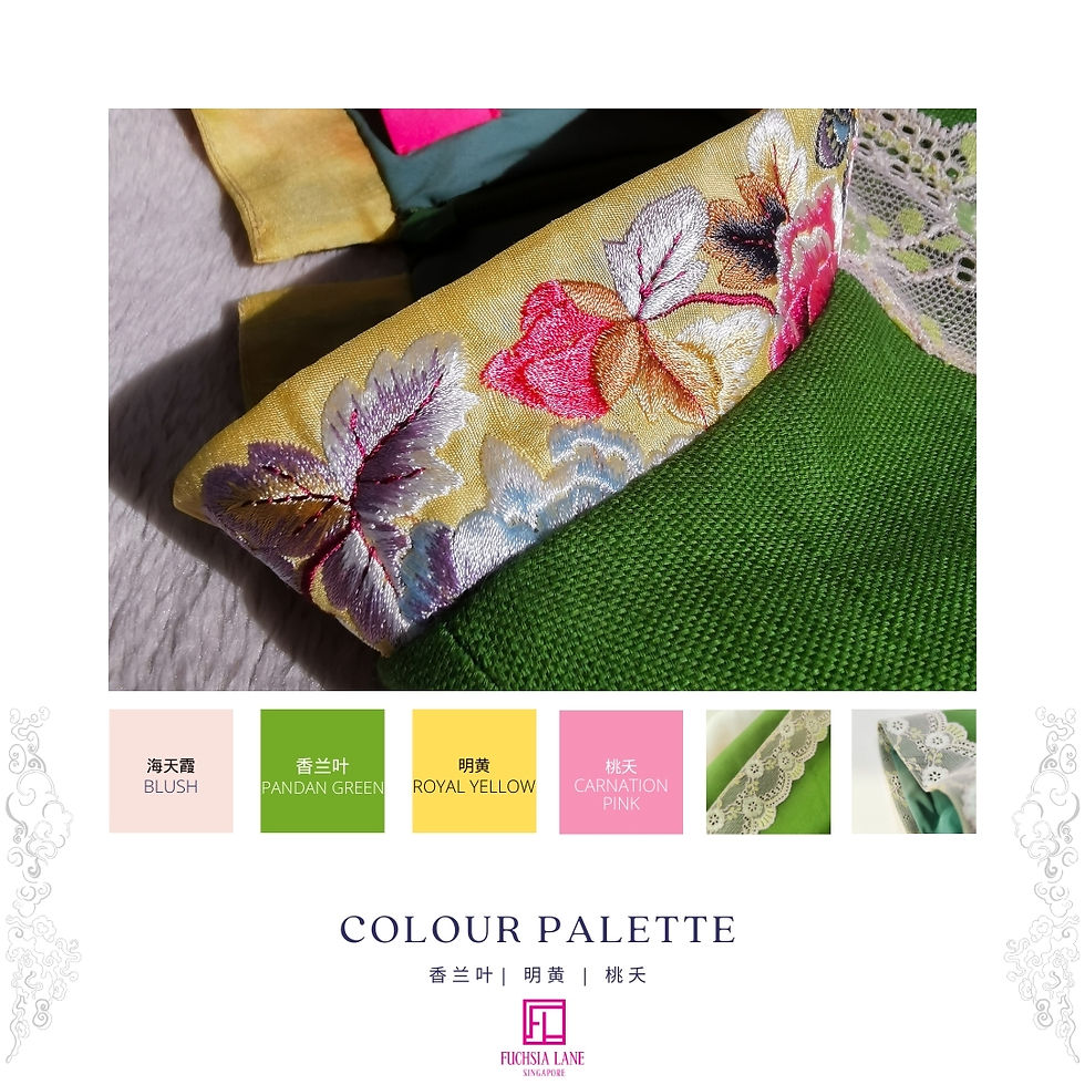 Thumbnail: Italian Cotton Pistachio Green A-Line Dress with Embroidered Mandarin Collar