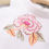 Thumbnail: Pink Halter Top with Peony Embroidery