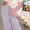 Thumbnail: Mandarin Collar Top with Embroidered Peonies - Pink