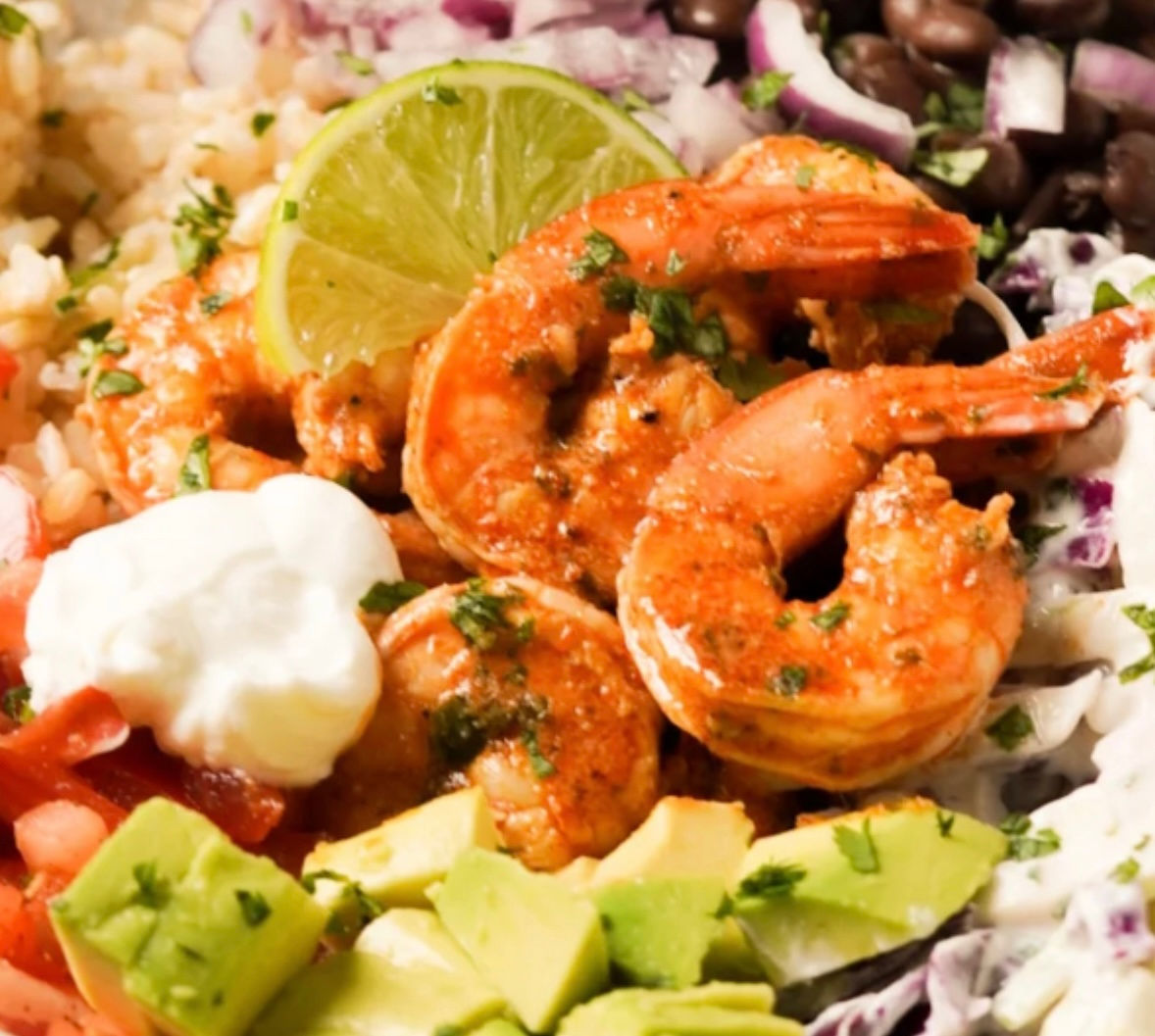 SHRIMP BAJA BOWL