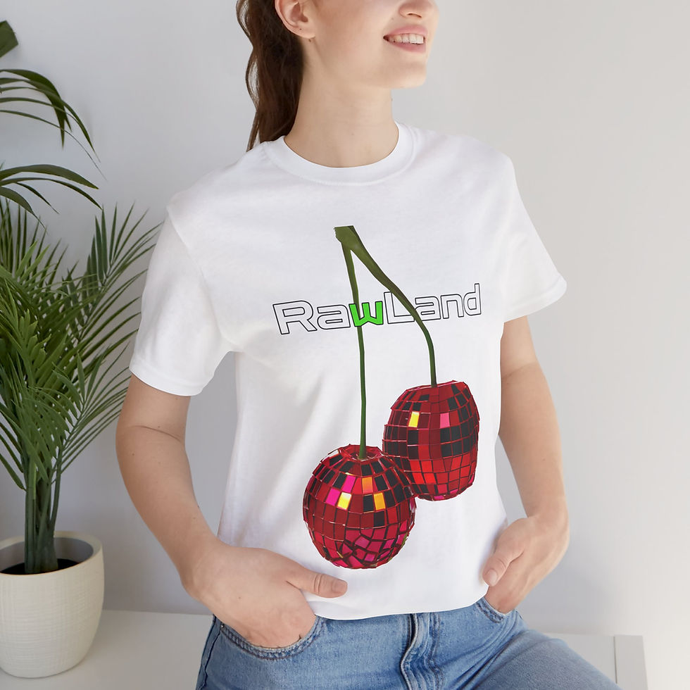 Thumbnail: Disco Cherry Tee — 'RawLand' Graphic T-Shirt