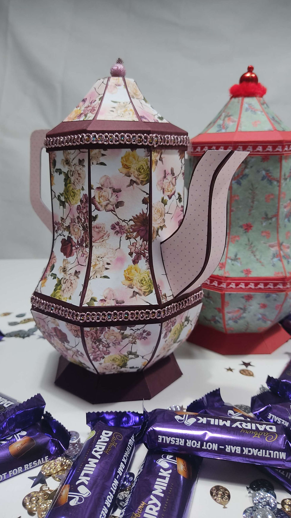 Thumbnail: Christmas ENGLISH TEAPOT  3D CHOCOLATE HOLDER  