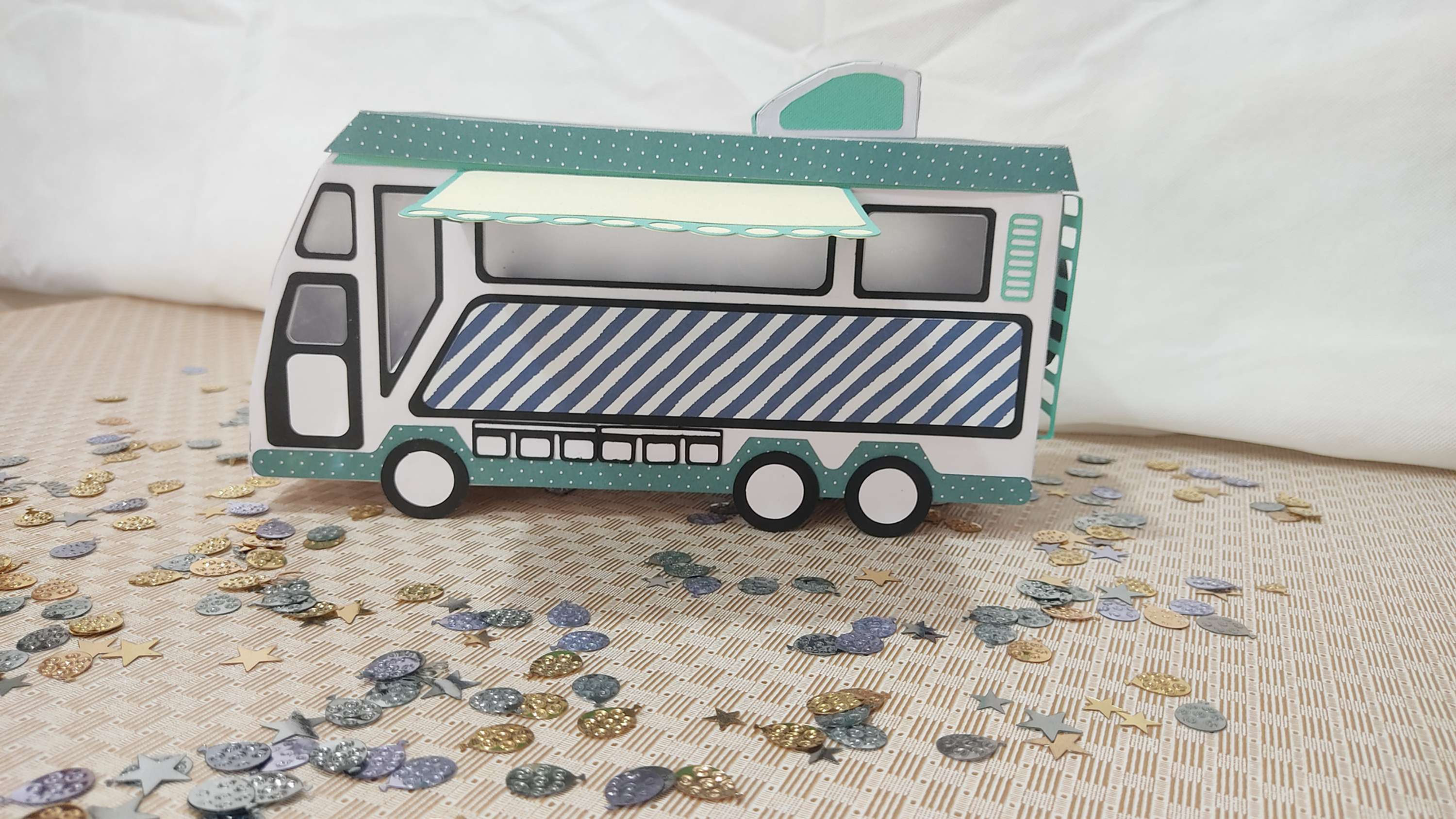 Camper Van Treat box with chocolate bars