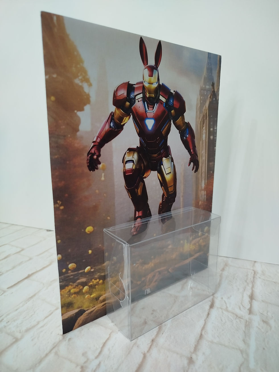 Thumbnail: Ironman  EASTER jumbo card with sweets box and sweets #16