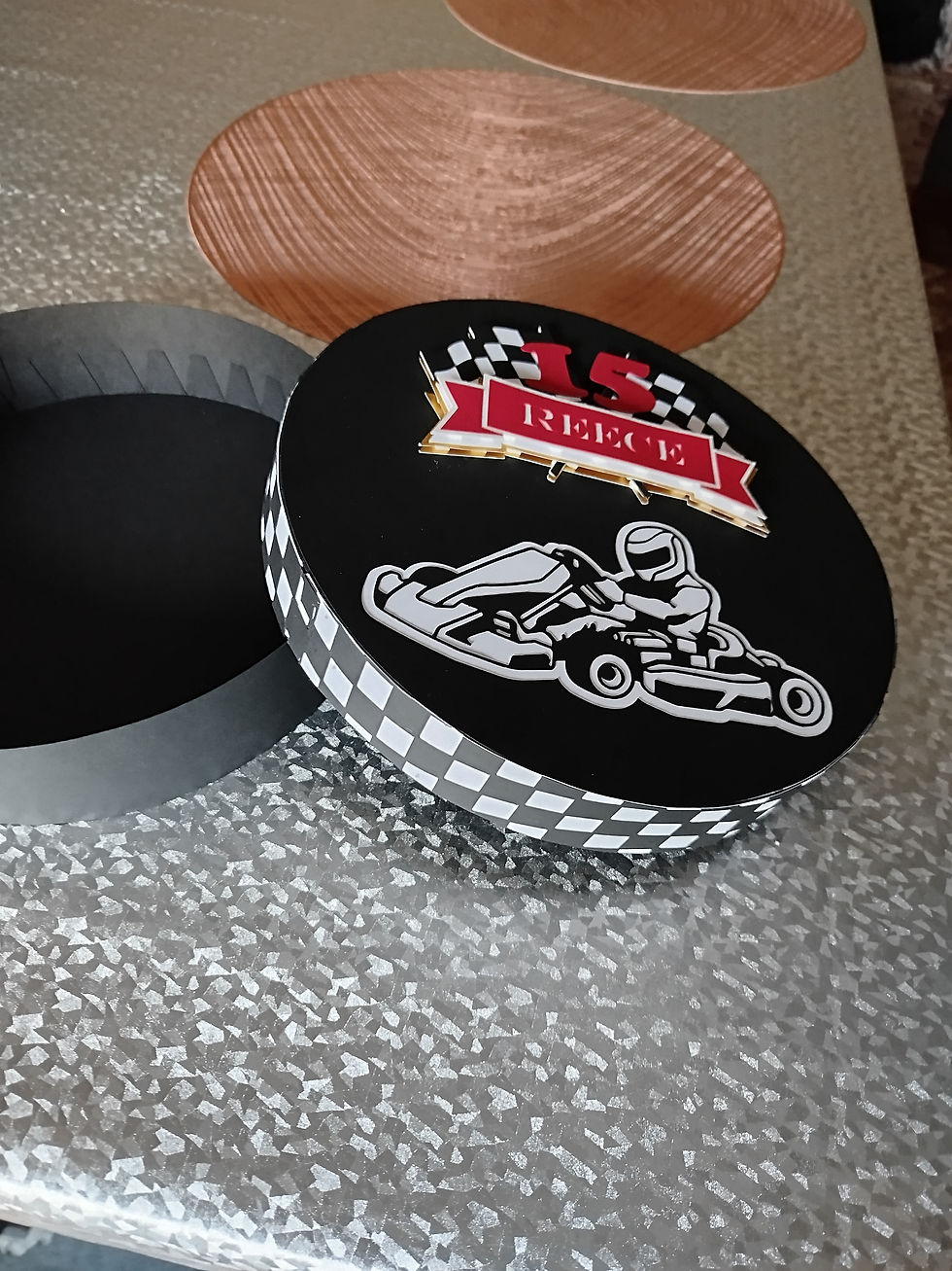 Thumbnail: Gokart Birthday sweet box