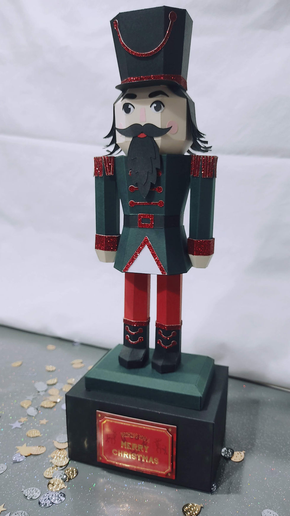Thumbnail: Christmas Nutcracker with chocolate base holder  by Andrea Workshop