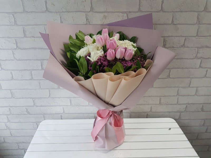 Thumbnail: Pink Tulip Bouquet