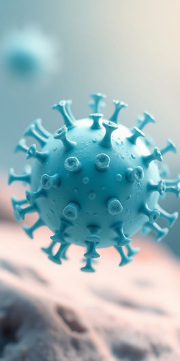 An animated corona virus in light blue and teal.jpg