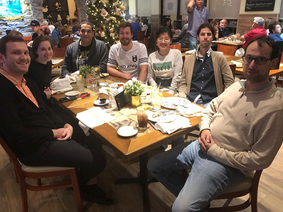 Lab Dinner at a Local Italian Resturaunt