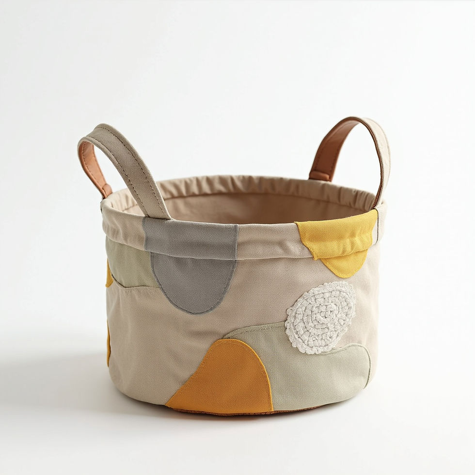 Artisanal Fabric Basket
