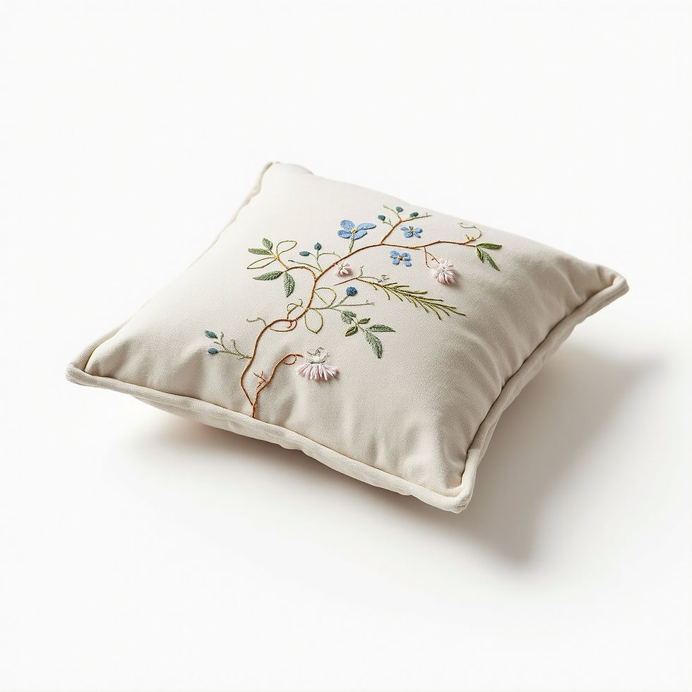 Embroidered Prayer Pillow