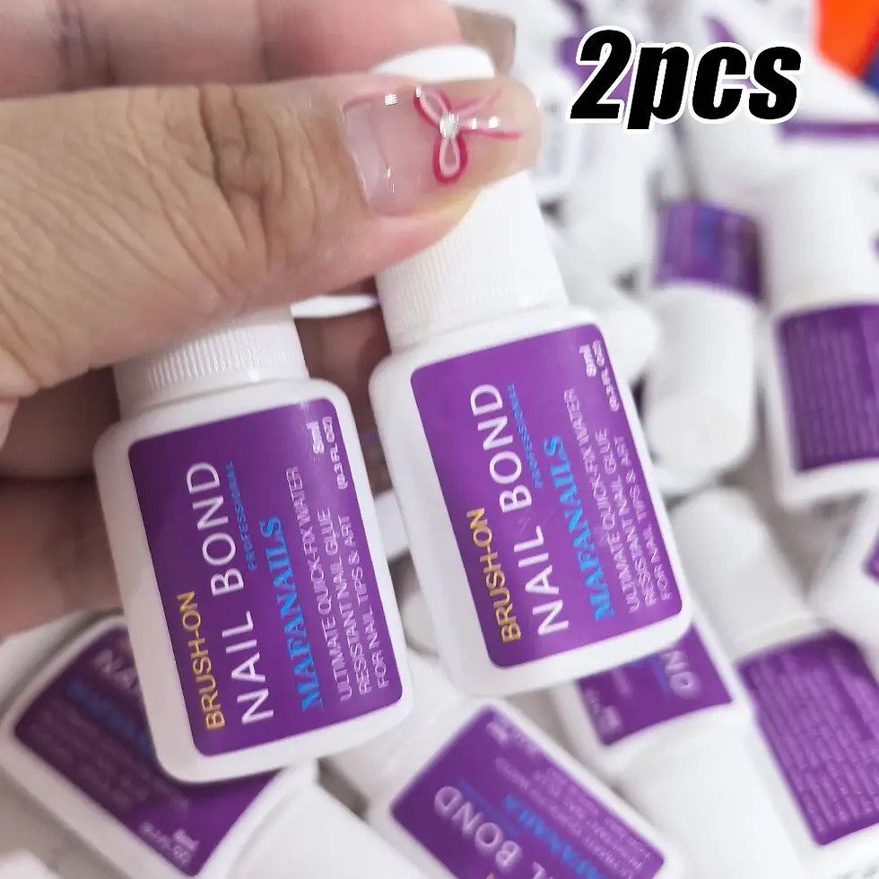 Thumbnail: 8g/Bottle Brush on Nail Glue for Acrylic Nail Tips,Long Lasting Nail Glue
