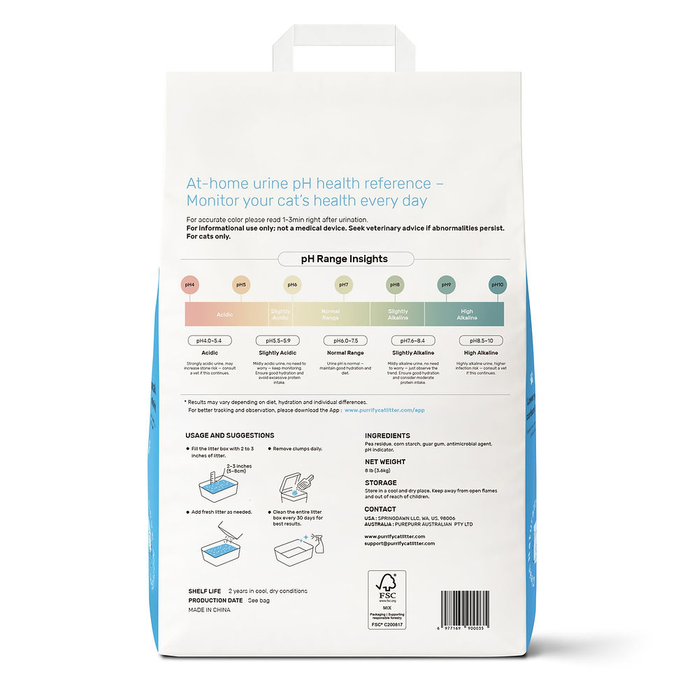 Thumbnail: Purrify Health Monitoring Cat Litter Color Changing Clumping Low Dust