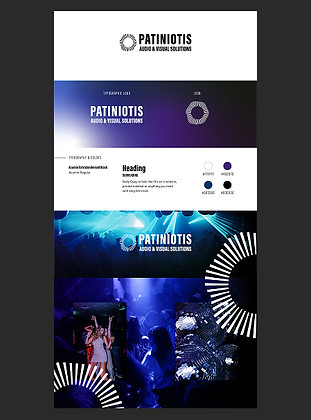Patiniotis AV Branding Sheet