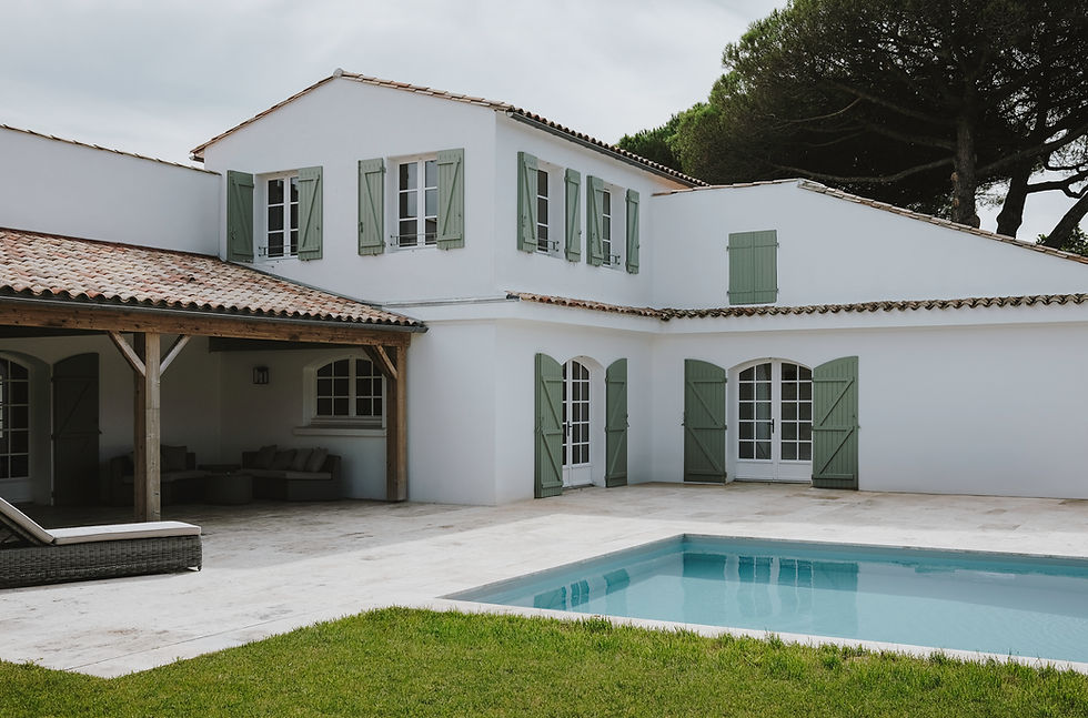 Surélévation et rénovation d'une maison aux Portes en ré, sur l'ile de ré, architecte Iris Bac