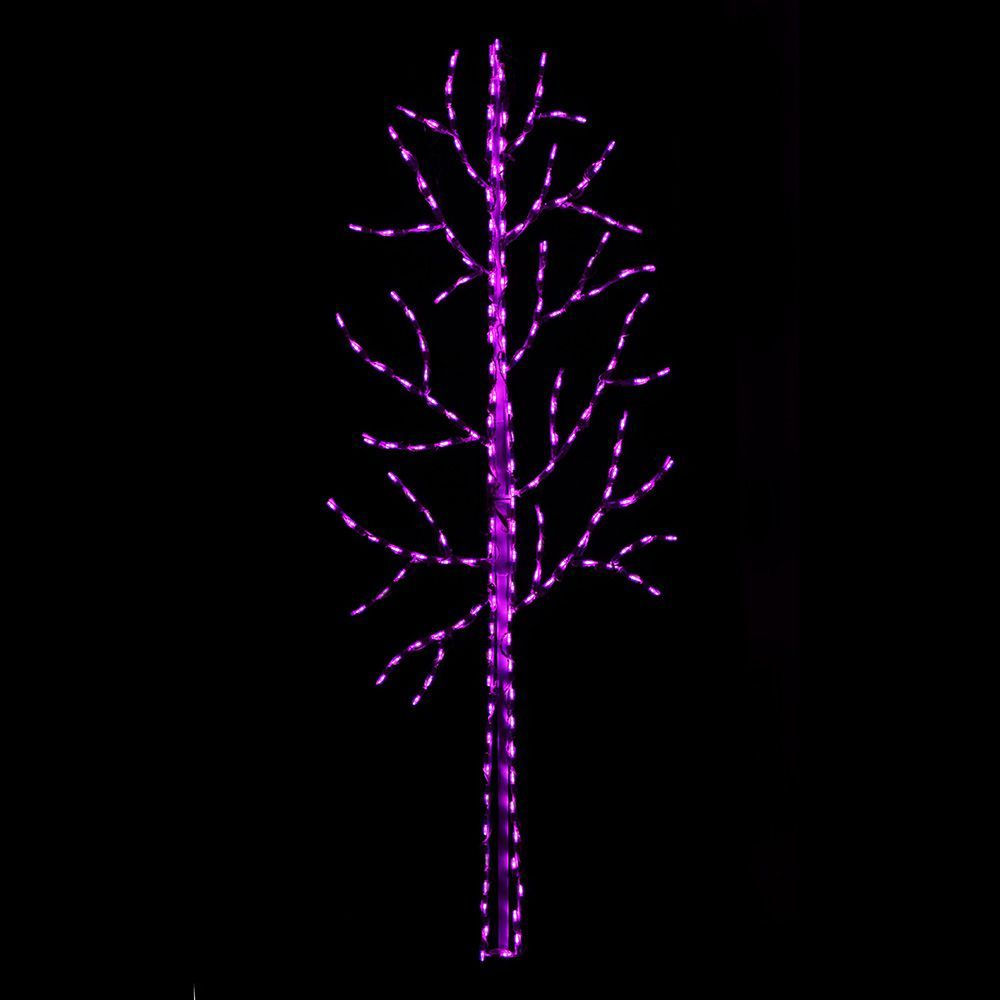 LED 72" HALLOWEEN TREE (PURPLE)