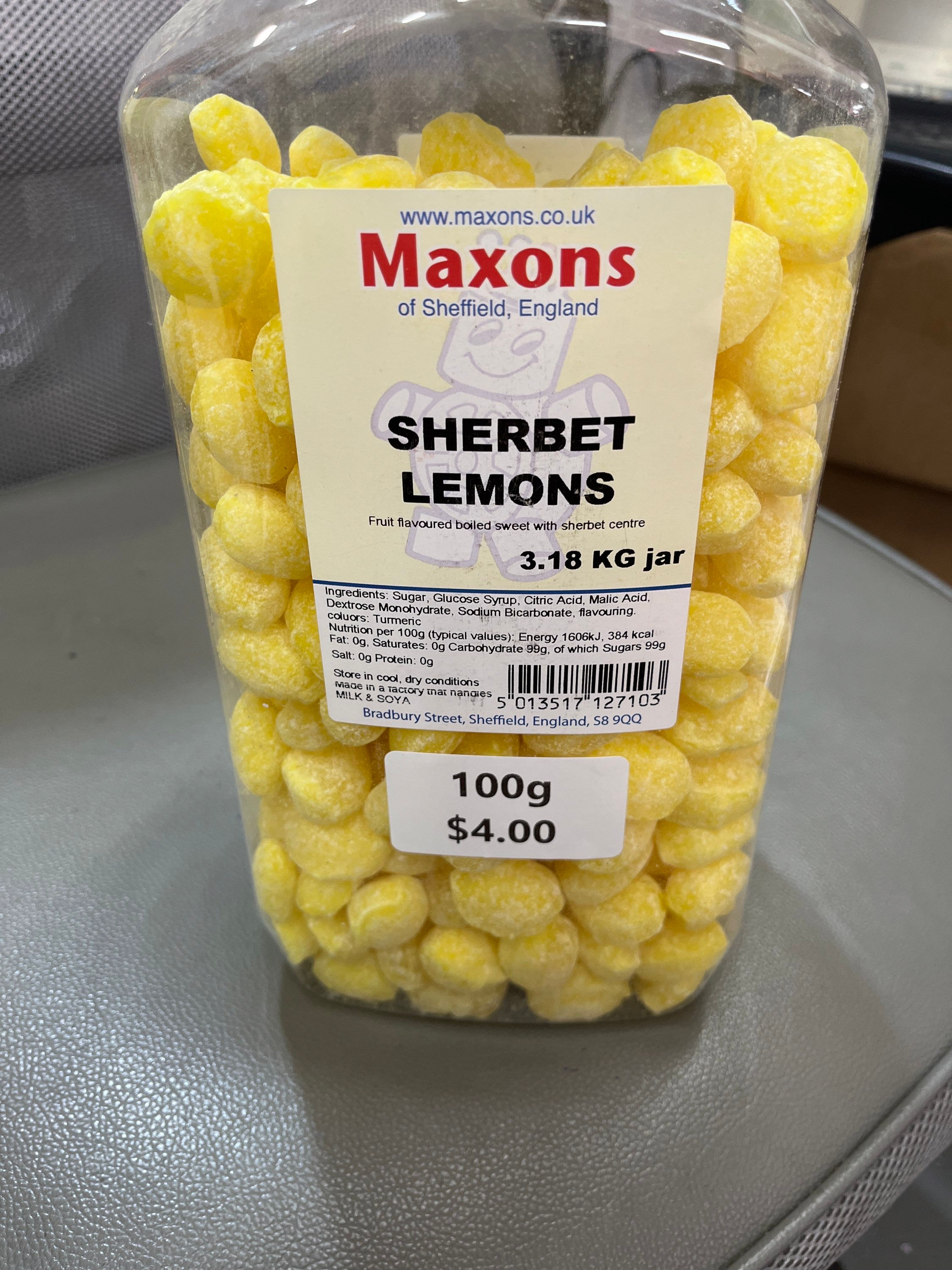 Sherbet lemons 100g