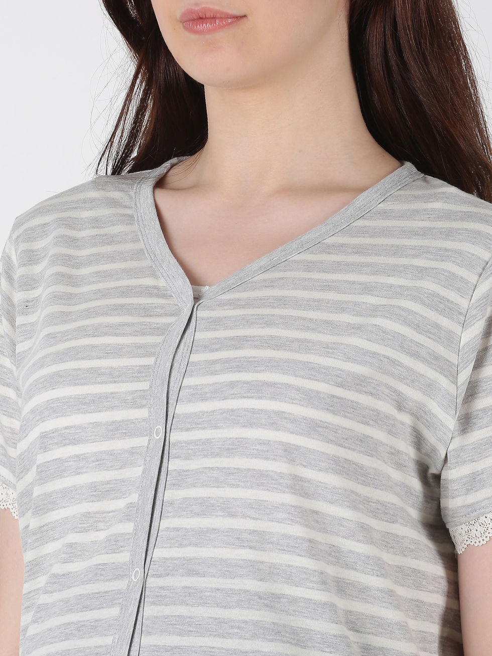 Thumbnail: Front open cozy nighty