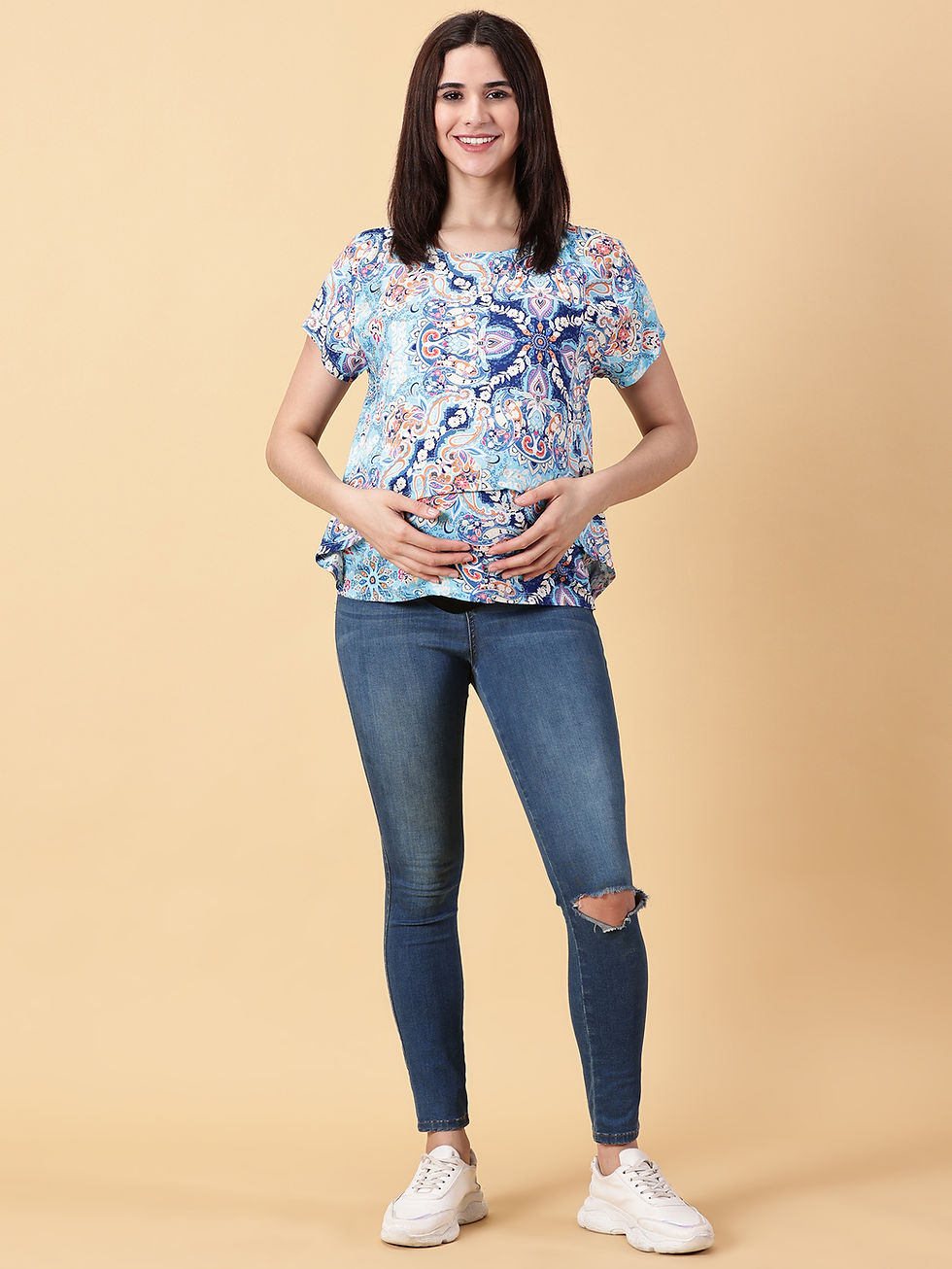 Thumbnail: Blue Nursing Top