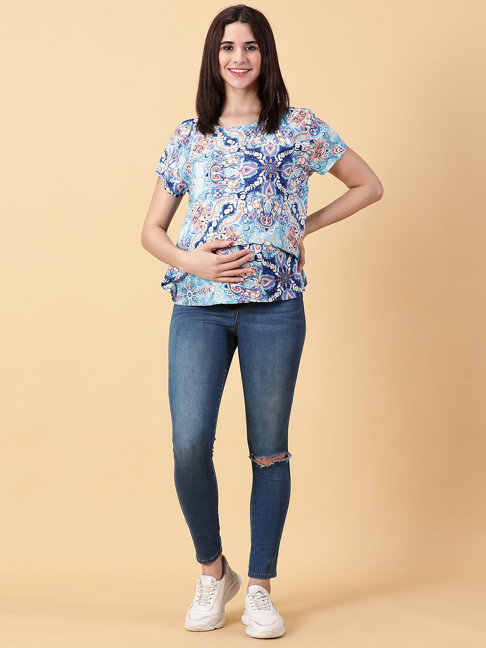 Thumbnail: Blue Nursing Top