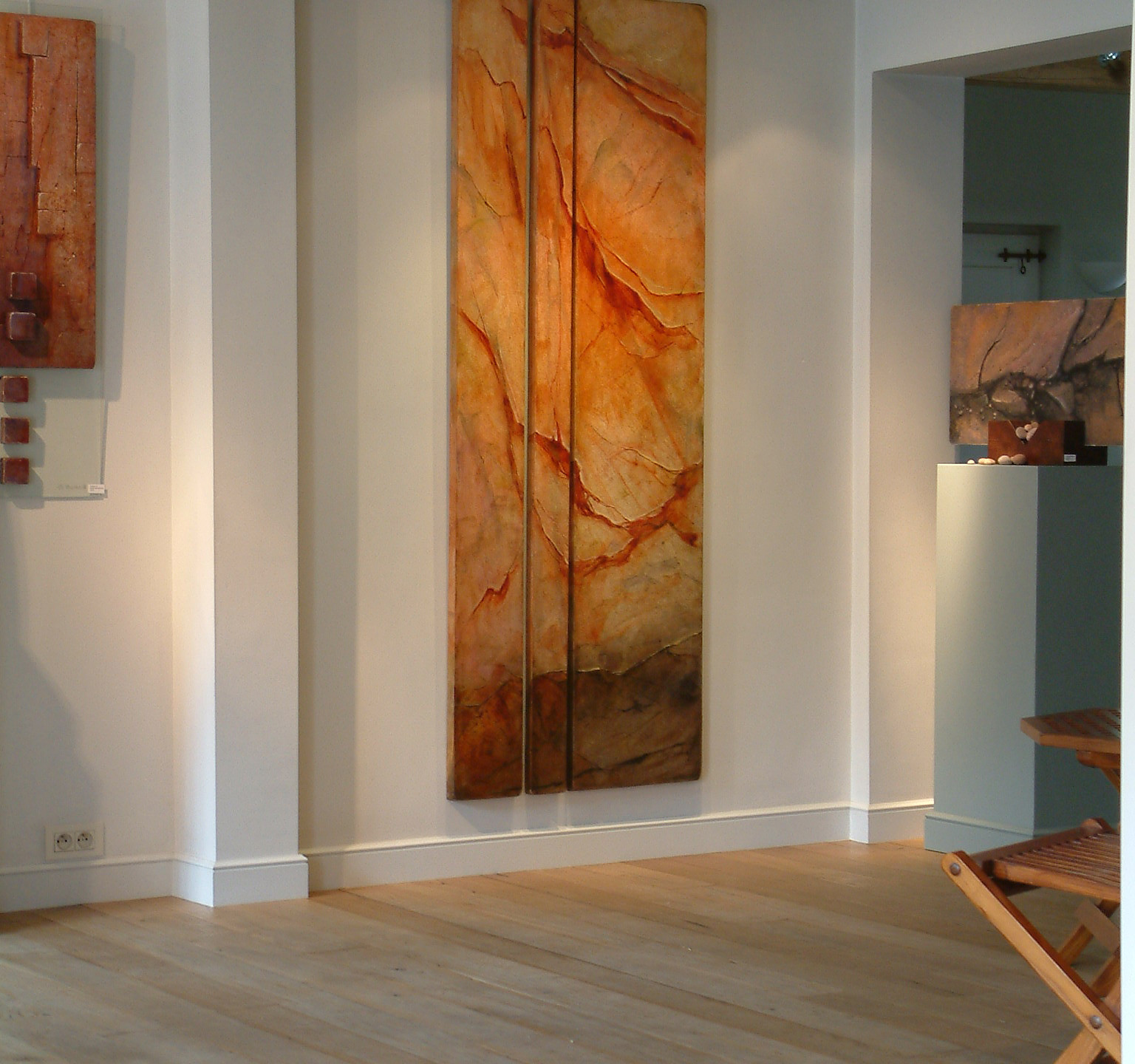 Fiery fraction 20-10-40x200cm (oilpainting -canvas on panels)
