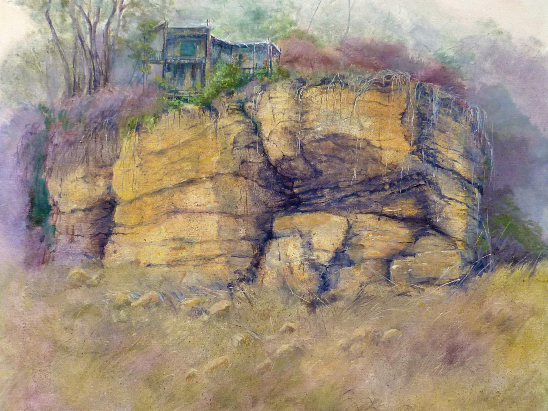 Abandoned dream Africa 120x120 cm