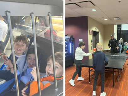 Breakfast of Champions: Boys Enjoy Pancakes with Police