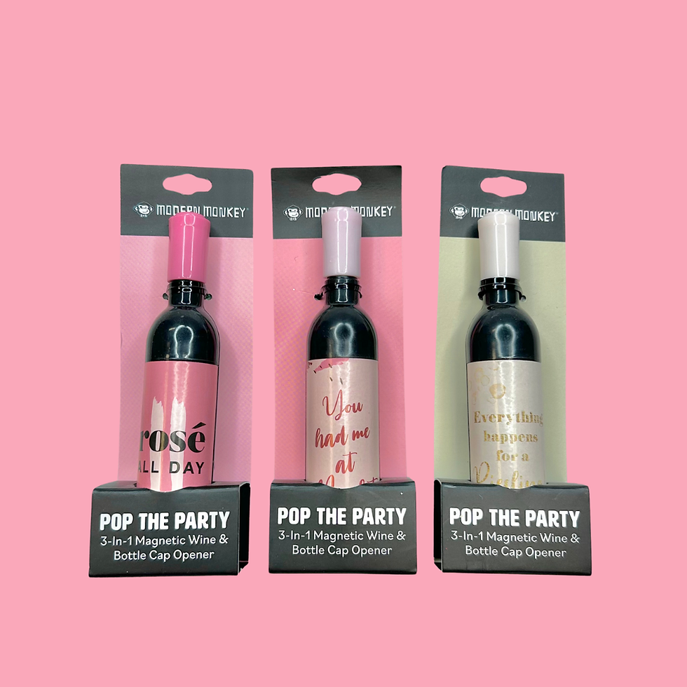 3-In-1 Magnetic Wine & Bottle Cap Openers