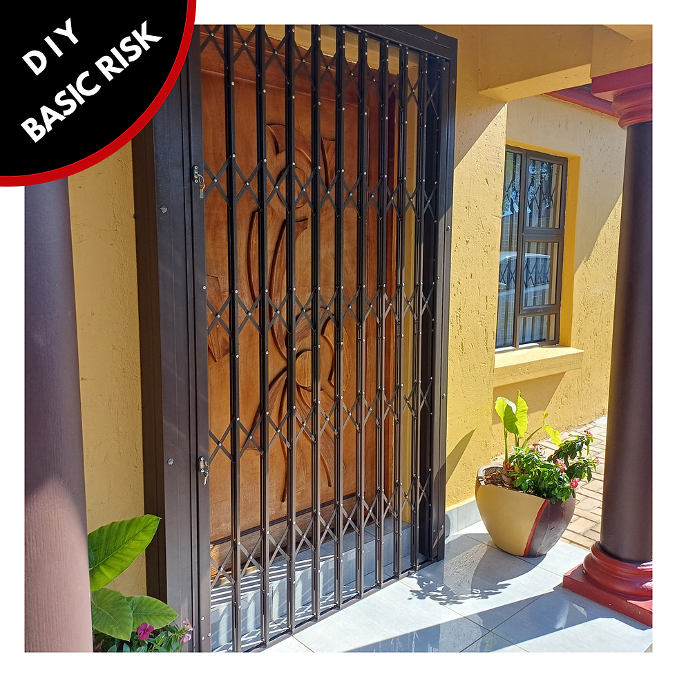 Affordable sliding security door