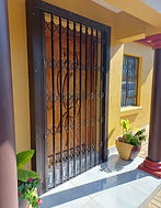 security door for a pivot door
